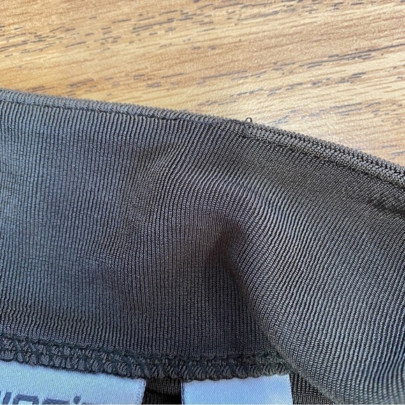 Chicos Travelers Green Slinky Knit Ruffle Trim Cardigan Sz XL - Picture 4 of 12